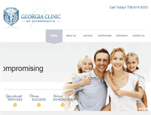 Tablet Screenshot of georgia-clinic.com